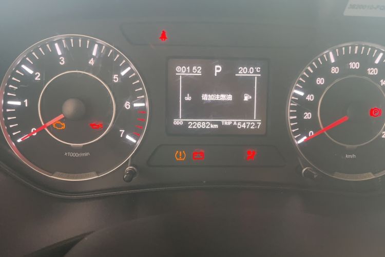 Used Dongfeng Fengon 500 2021 1.5L CVT Enjoyment Model Odometer Close Up