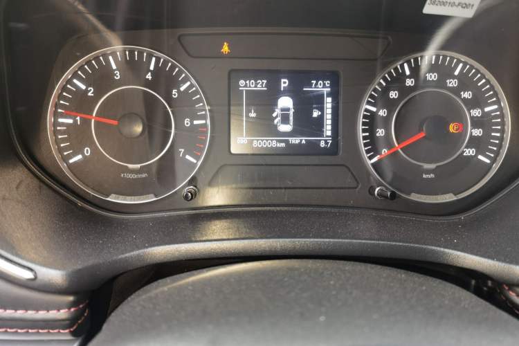 Used Dongfeng Fengon 500 2021 1.5L CVT Enjoyment Model Odometer Close Up