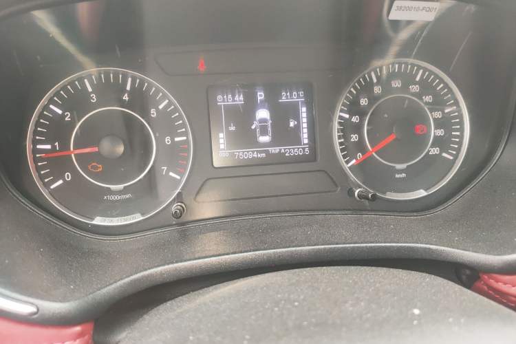 Used Dongfeng Fengon 500 2021 1.5L CVT Enjoyment Version Odometer Close Up