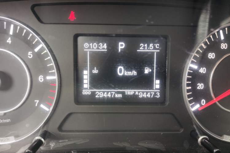 Used Dongfeng Fengon 500 2021 1.5L CVT Enjoyment Version Odometer Close Up