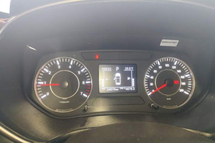 Used Dongfeng Fengon 500 2022 1.5L CVT Enjoyment Version Odometer Close Up