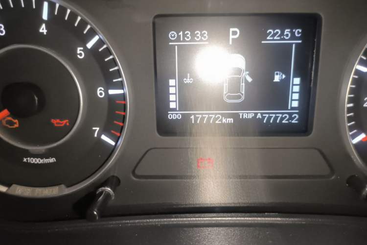 Used Dongfeng Fengon 500 2022 1.5L CVT Enjoyment Version Odometer Close Up