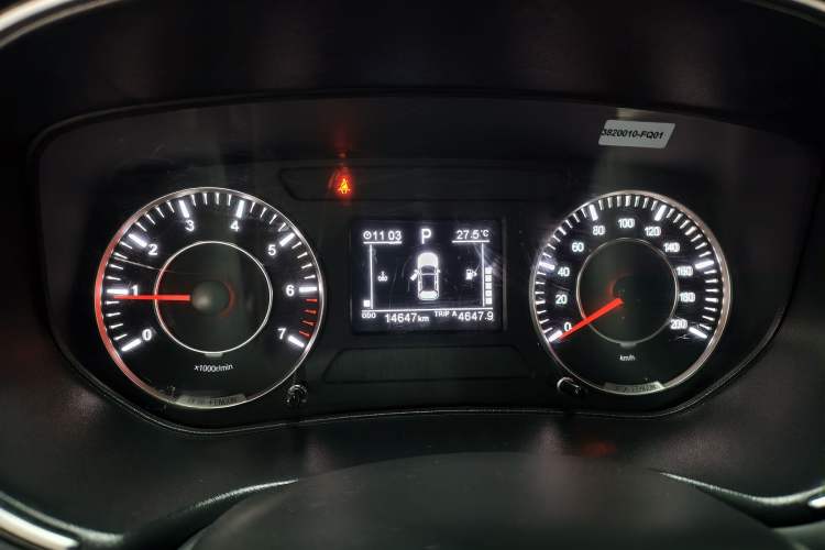 Used Dongfeng Fengon 500 2022 1.5L CVT Enjoyment Version Odometer Close Up