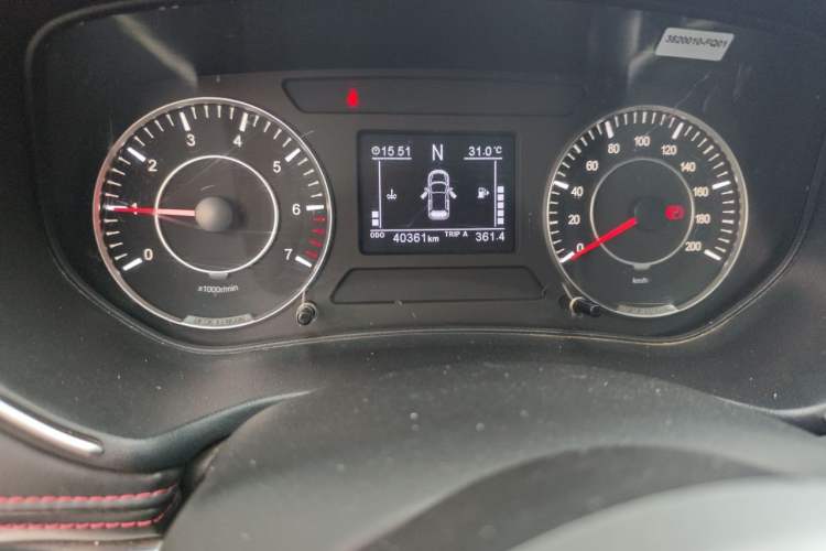 Used Dongfeng Fengon 500 2022 1.5L CVT Enjoyment Version Odometer Close Up