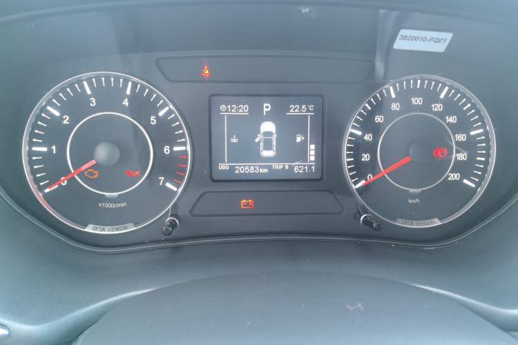 Used Dongfeng Fengon 500 2022 1.5L CVT Enjoyment Version Odometer Close Up
