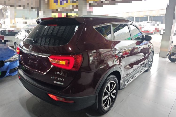 Used Dongfeng Fengon 580 2017 1.5T CVT Luxury Model Rear Right 45 Deg