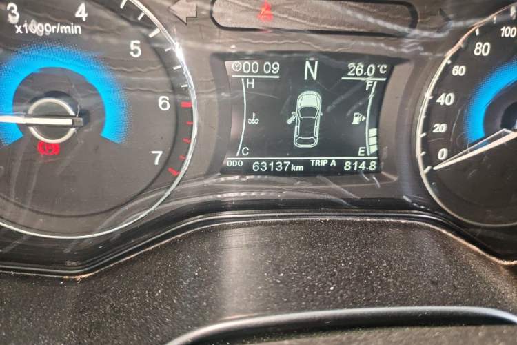 Used Dongfeng Fengon 580 2016 Revised Version 1.5T CVT Comfort Edition Odometer Close Up
