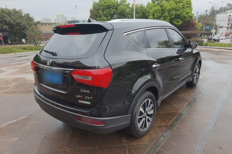 Used Dongfeng Fengon 580 2016 Revised Version 1.5T CVT Luxury Edition Rear Right 45 Deg
