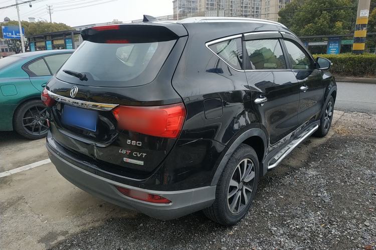 Used Dongfeng Fengon 580 2016 Revised Version 1.5T CVT Luxury Edition Rear Right 45 Deg