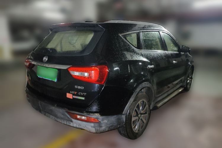 Used Dongfeng Fengon 580 2016 1.5T CVT Luxury Model Rear Right 45 Deg