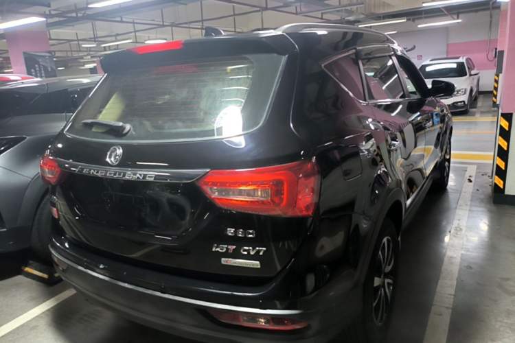 Used Dongfeng Fengon 580 2016 Revised Version 1.5T CVT Luxury Edition Rear Right 45 Deg
