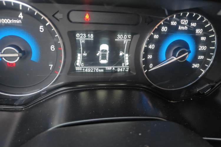 Used Dongfeng Fengon 580 2016 1.5T Manual Luxury Edition Odometer Close Up