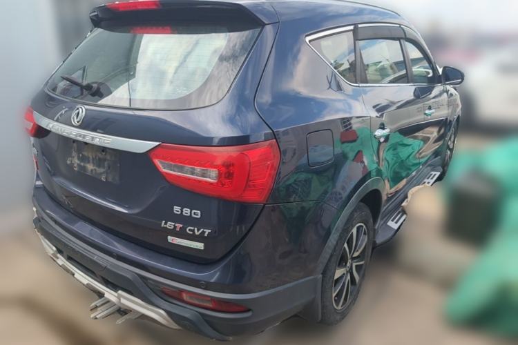 Used Dongfeng Fengon 580 2016 1.5T CVT Comfort Model Rear Right 45 Deg