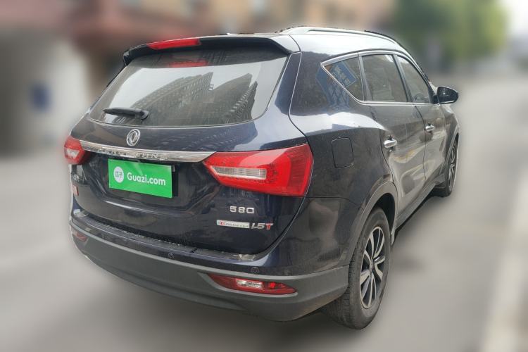 Used Dongfeng Fengon 580 2016 1.5T Manual Luxury Edition Rear Right 45 Deg