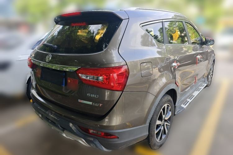 Used Dongfeng Fengon 580 2016 1.5T Manual Luxury Edition Rear Right 45 Deg