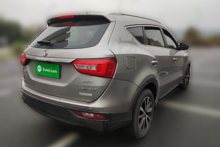 Used Dongfeng Fengon 580 2016 Revised Version 1.5T CVT Luxury Edition Rear Right 45 Deg