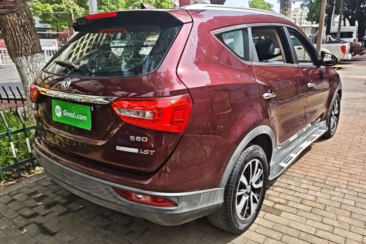 Used Dongfeng Fengon 580 2016 1.5T Manual Luxury Edition Rear Right 45 Deg