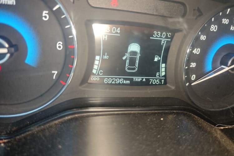 Used Dongfeng Fengon 580 2016 1.5T Manual Luxury Edition Odometer Close Up