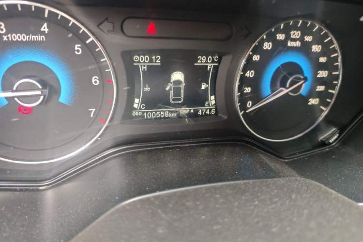 Used Dongfeng Fengon 580 2016 1.5T Manual Luxury Edition Odometer Close Up