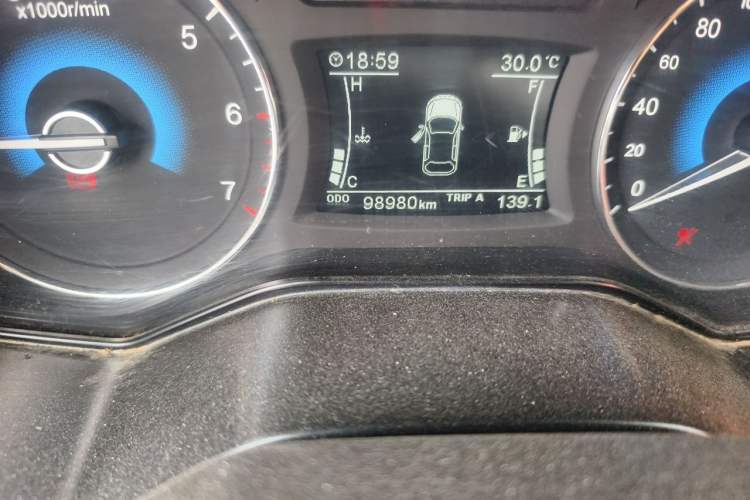 Used Dongfeng Fengon 580 2016 1.8L Manual Comfort Model Odometer Close Up