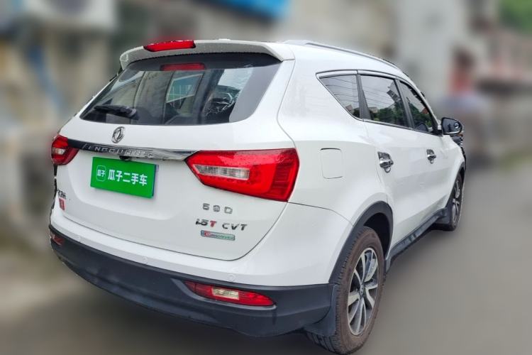 Used Dongfeng Fengon 580 2016 Revised Version 1.5T CVT Luxury Edition Rear Right 45 Deg