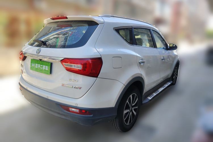 Used Dongfeng Fengon 580 2016 1.5T Manual Luxury Edition Rear Right 45 Deg