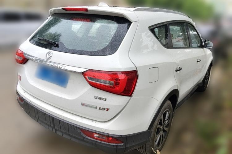 Used Dongfeng Fengon 580 2016 1.5T Manual Luxury Edition Rear Right 45 Deg