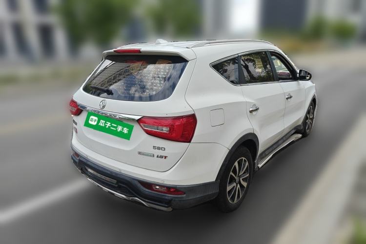Used Dongfeng Fengon 580 2016 1.5T Manual Luxury Edition Rear Right 45 Deg