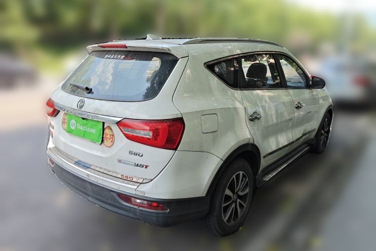 Used Dongfeng Fengon 580 2016 1.5T Manual Luxury Edition Rear Right 45 Deg