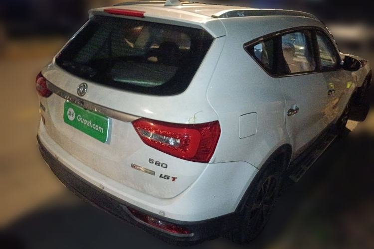 Used Dongfeng Fengon 580 2016 1.5T Manual Luxury Edition Rear Right 45 Deg
