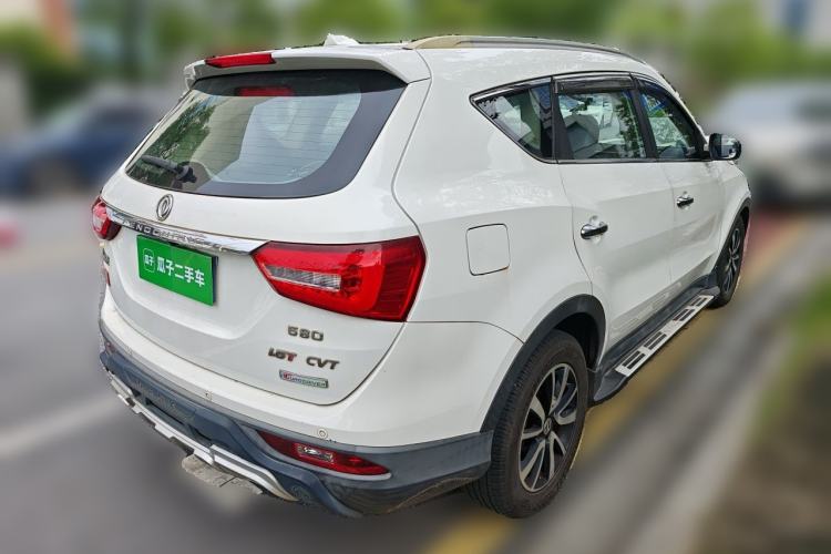 Used Dongfeng Fengon 580 2016 Revised Version 1.5T CVT Luxury Edition Rear Right 45 Deg