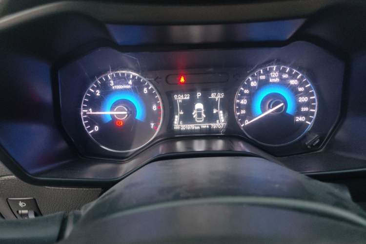 Used Dongfeng Fengon 580 2017 Revised Version 1.5T CVT Luxury Edition Odometer Close Up
