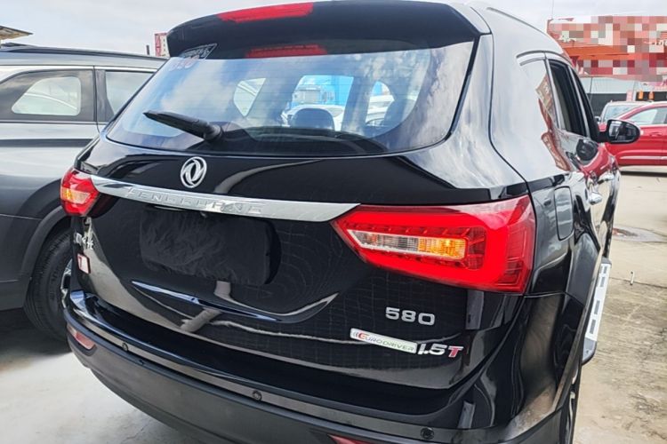 Used Dongfeng Fengon 580 2017 1.5T Manual Luxury Model Rear