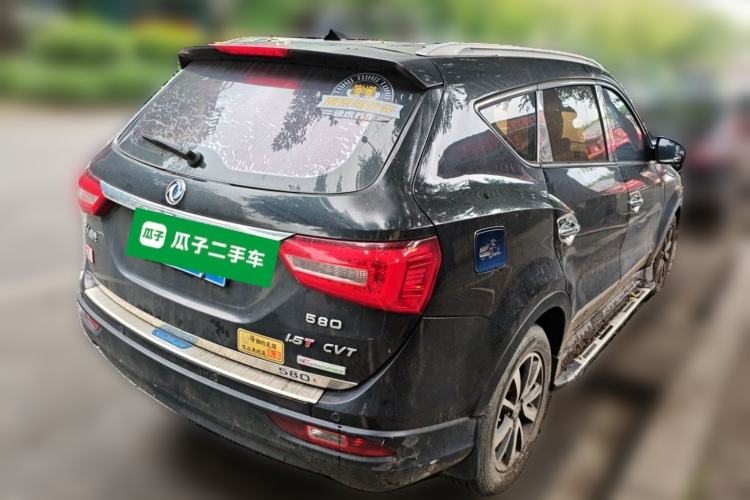 Used Dongfeng Fengon 580 2017 1.5T CVT Luxury Model Rear Right 45 Deg