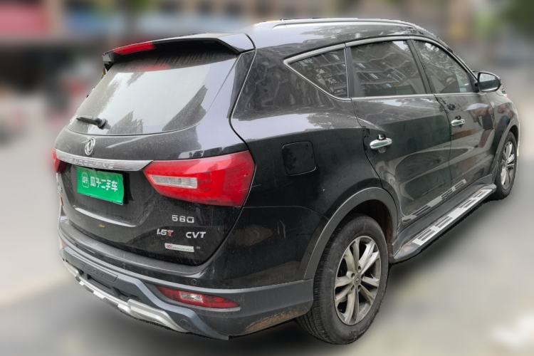 Used Dongfeng Fengon 580 2017 1.5T CVT Comfort Model Rear Right 45 Deg