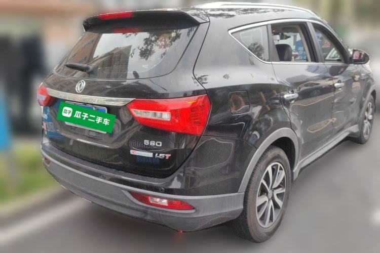 Used Dongfeng Fengon 580 2017 1.5T Manual Luxury Model Rear Right 45 Deg