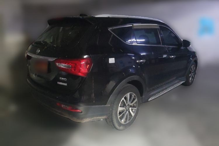 Used Dongfeng Fengon 580 2017 1.5T Manual Luxury Model Rear Right 45 Deg
