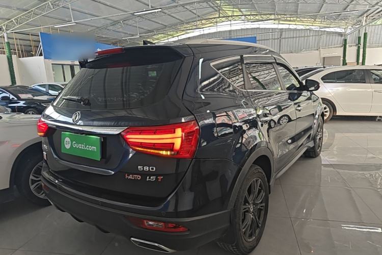 Used Dongfeng Fengon 580 2017 1.5T CVT Smart Connectivity Model Rear Right 45 Deg