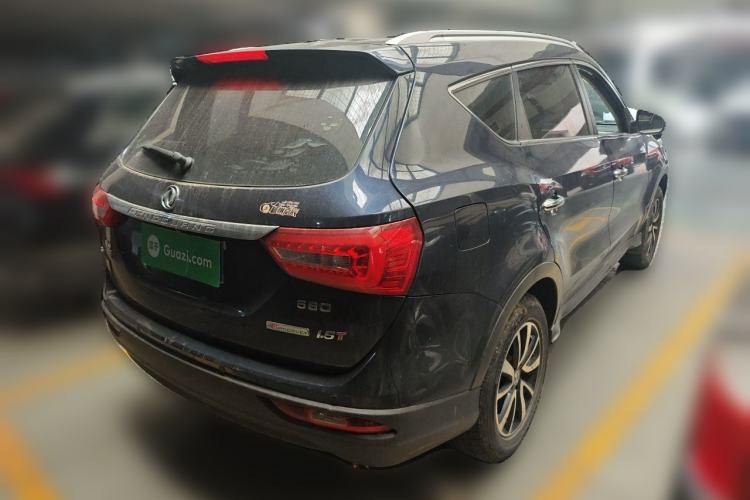 Used Dongfeng Fengon 580 2017 1.5T Manual Luxury Model Rear Right 45 Deg