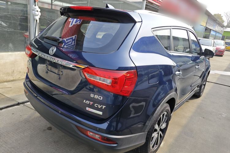 Used Dongfeng Fengon 580 2017 1.5T CVT Luxury Model Rear Right 45 Deg