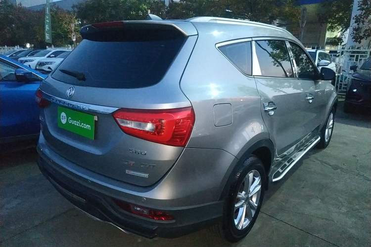 Used Dongfeng Fengon 580 2017 1.5T CVT Comfort Model Rear Right 45 Deg
