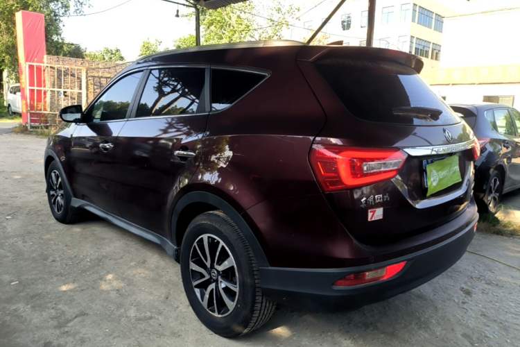 Used Dongfeng Fengon 580 2017 Revised Version 1.5T CVT Luxury Edition Rear Left 45 Deg
