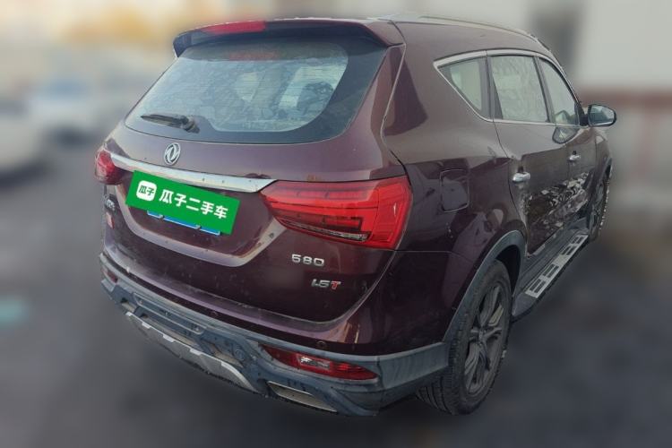 Used Dongfeng Fengon 580 2017 1.5T CVT Smart Connectivity Model Rear Right 45 Deg