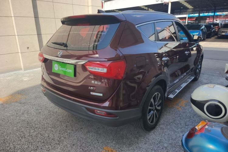 Used Dongfeng Fengon 580 2017 Revised Version 1.5T CVT Luxury Edition Rear Right 45 Deg