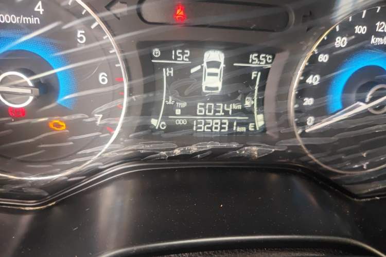 Used Dongfeng Fengon 580 2017 1.8L Manual Comfort Model Odometer Close Up