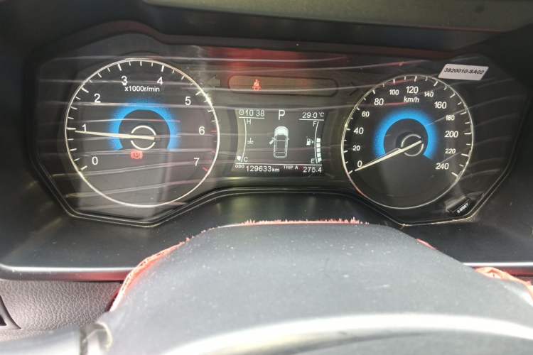 Used Dongfeng Fengon 580 2017 Revised Version 1.5T CVT Luxury Edition Odometer Close Up
