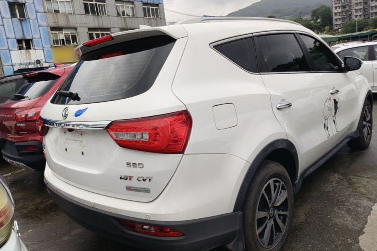 Used Dongfeng Fengon 580 2017 1.5T CVT Luxury Model Rear Right 45 Deg