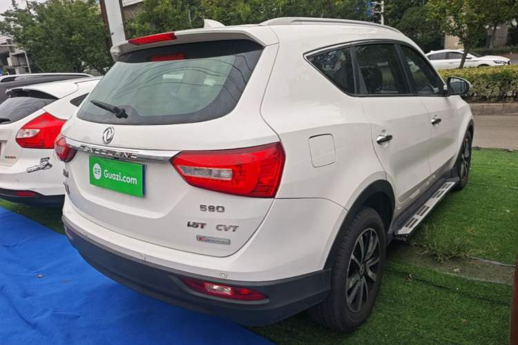 Used Dongfeng Fengon 580 2017 1.5T CVT Luxury Model Rear Right 45 Deg