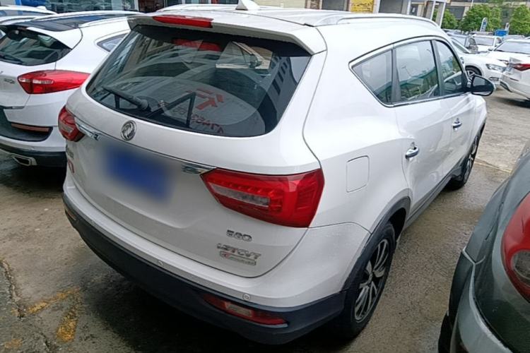 Used Dongfeng Fengon 580 2017 Revised Version 1.5T CVT Luxury Edition Rear Right 45 Deg