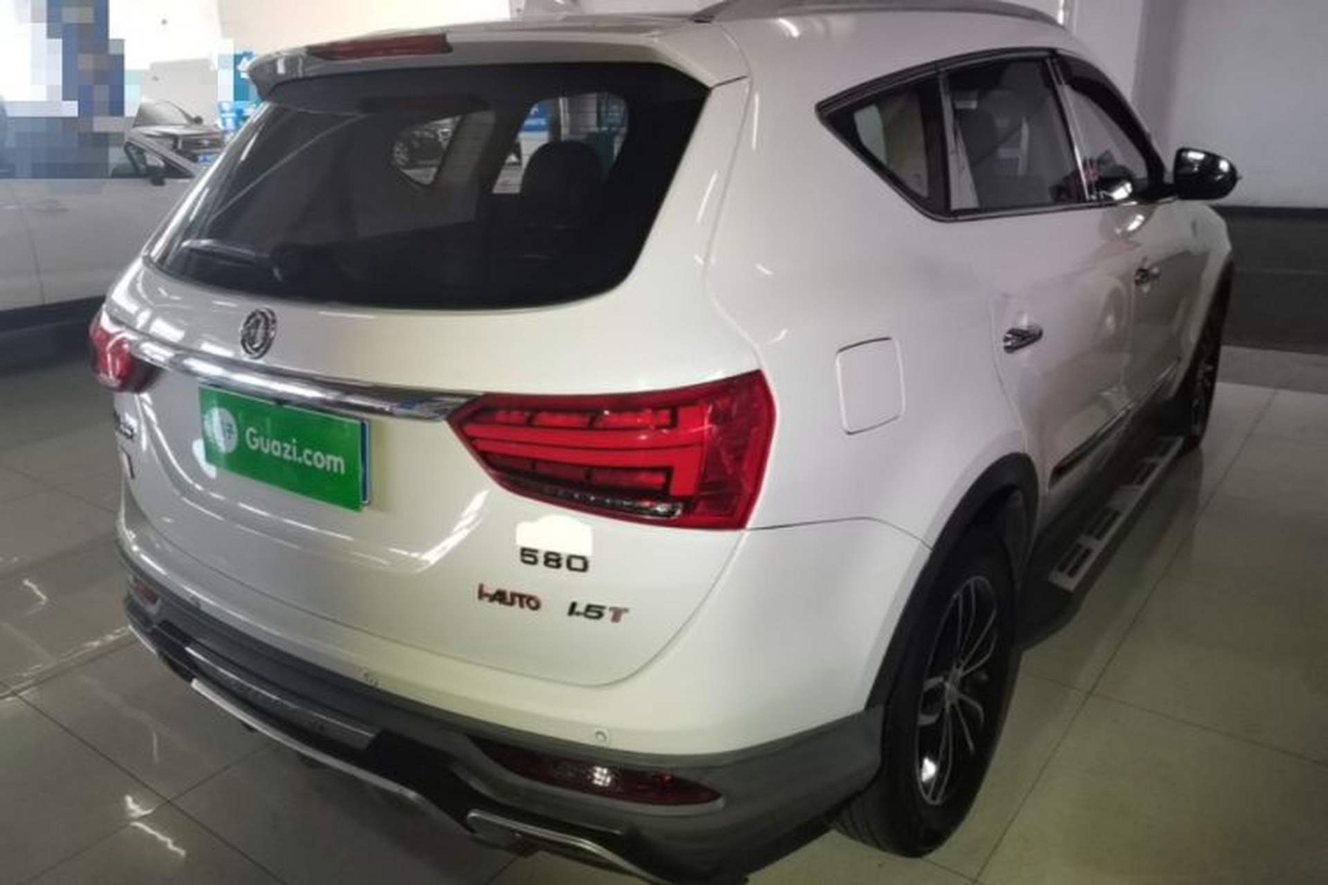 Used Dongfeng Fengon 580 2017 1.5T CVT Smart Style Model Rear Right 45 Deg